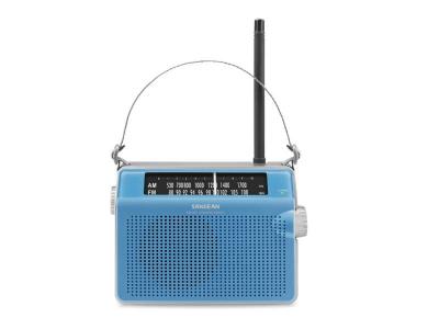 Sangean AM / FM Retro Strap Analog Radio - 14-PRD6BU
