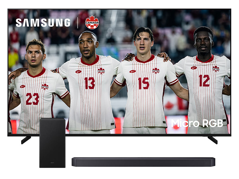 65" Samsung Micro RGB R85H Smart TV + Q-Series Soundbar - MRN65R85HAFXZC-HW-Q600F/ZC