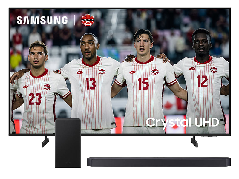 50" Samsung Crystal UHD 4K TV + Q-Series Soundbar - UN50U8000HFXZC-HW-Q600F/ZC