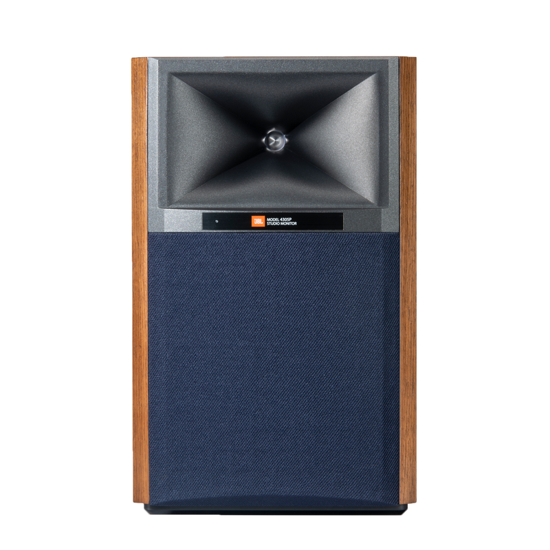 JBL Studio Monitor Powered Bookshelf LoudSpeaker System in Walnut - JBL4305PWALAM