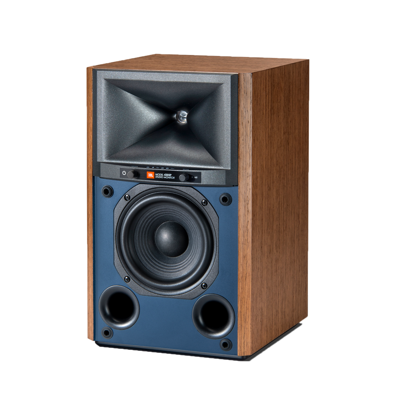 JBL Studio Monitor Powered Bookshelf LoudSpeaker System in Walnut - JBL4305PWALAM