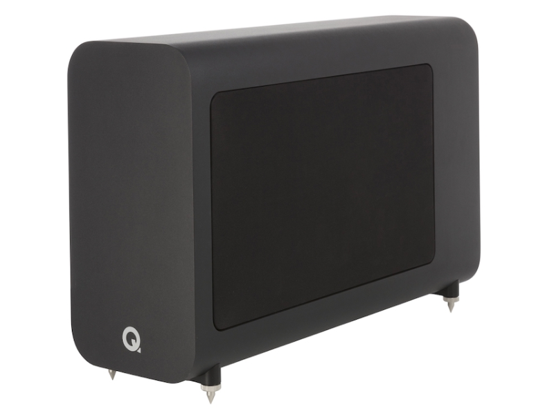 Q Acoustics 3060S Slim Subwoofer in Carbon Black - Q 3060S CB